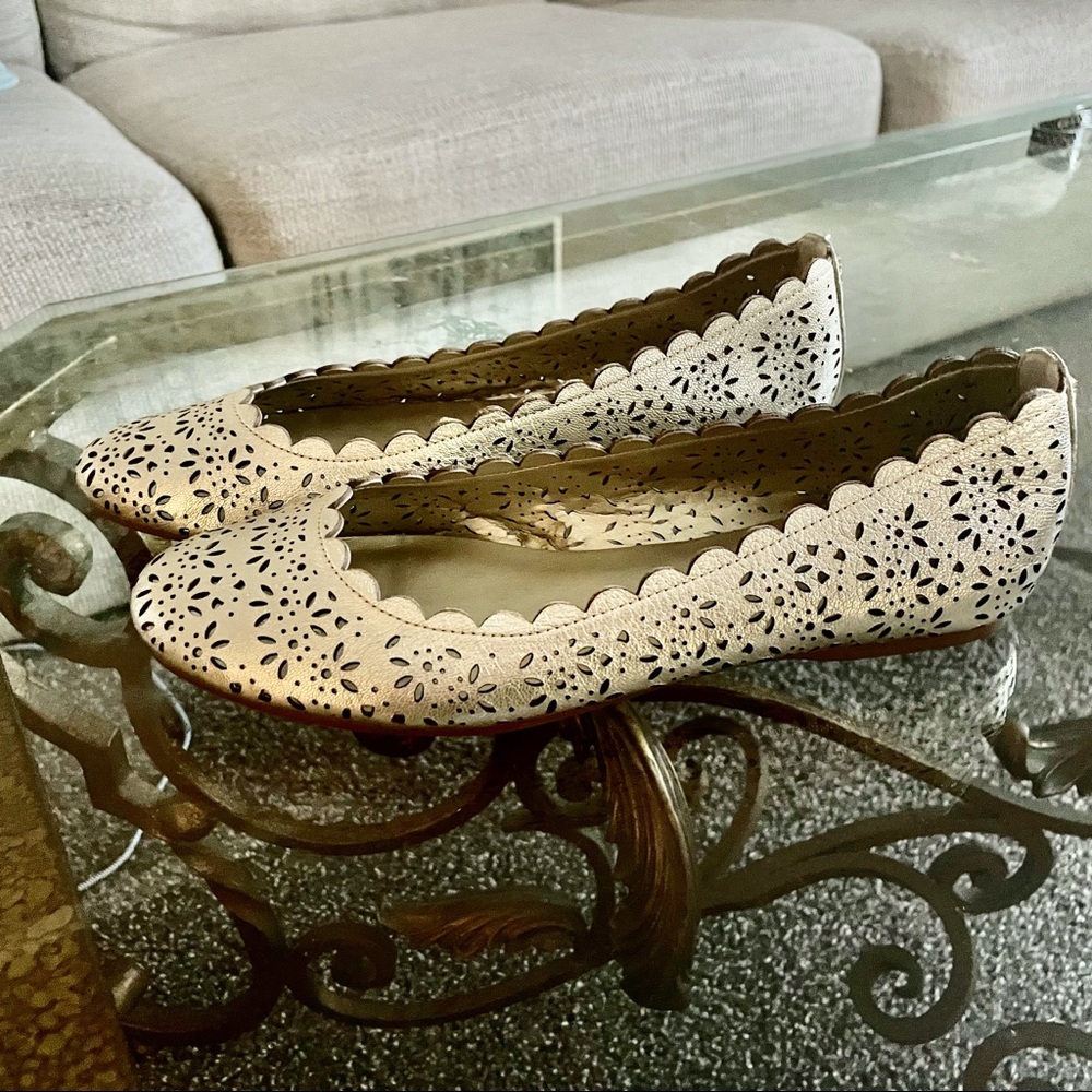Coach ballet flats NWOT